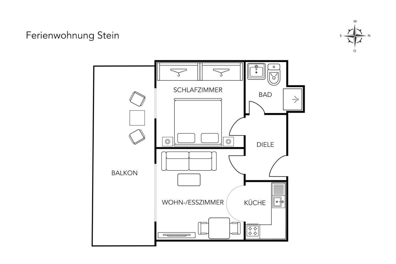 Ferienwohnung Steinmandl 오버스트도르프 외부 사진